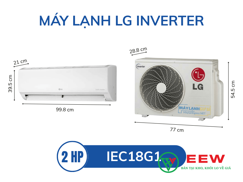 Điều hòa LG 1 chiều 18.000BTU IEC18G1 - ảnh 2
