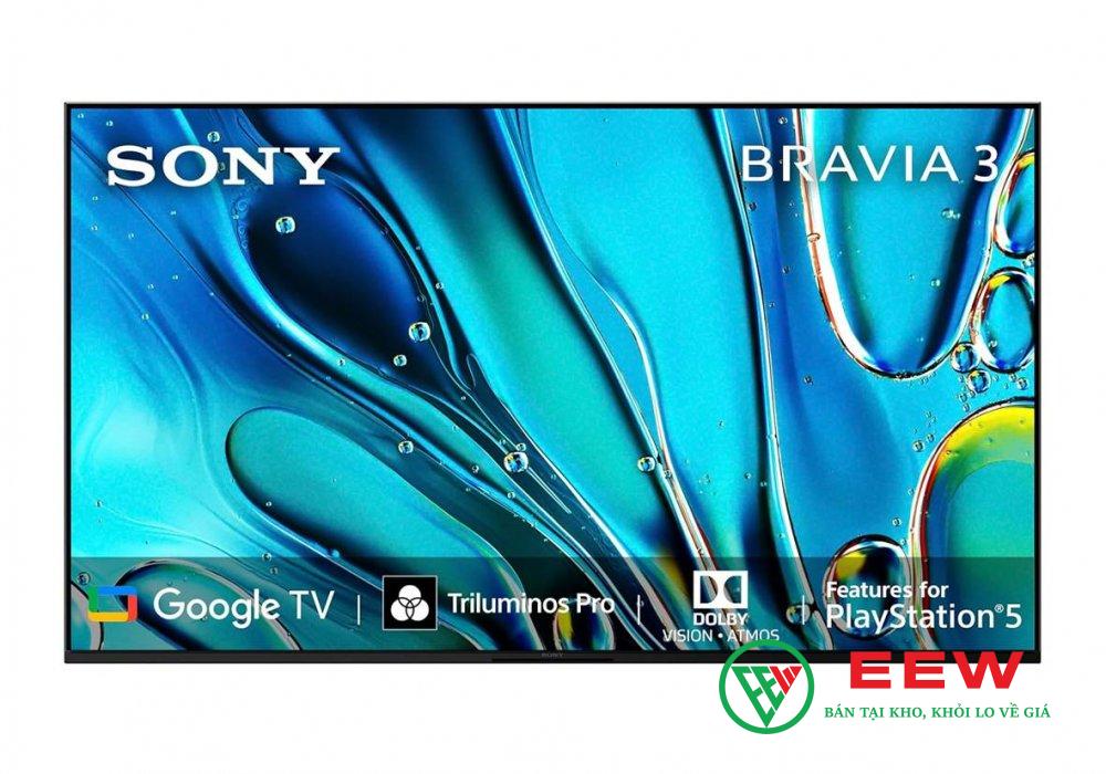 Google Tivi Sony 4K 55 inch K-55S30 - Thiết kế sang trọng, tô điểm không gian phòng khách Google Tivi Sony 4K 55 inch K-55S30 - Thiết kế sang trọng, tô điểm không gian phòng khách