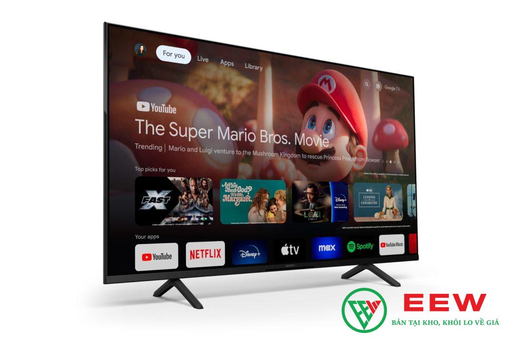 Google Tivi Sony 4K 55 inch K-55S30 - Công nghệ HDR rực rỡ, màu sắc chân thật đến từng chi tiết Google Tivi Sony 4K 55 inch K-55S30 - Công nghệ HDR rực rỡ, màu sắc chân thật đến từng chi tiết