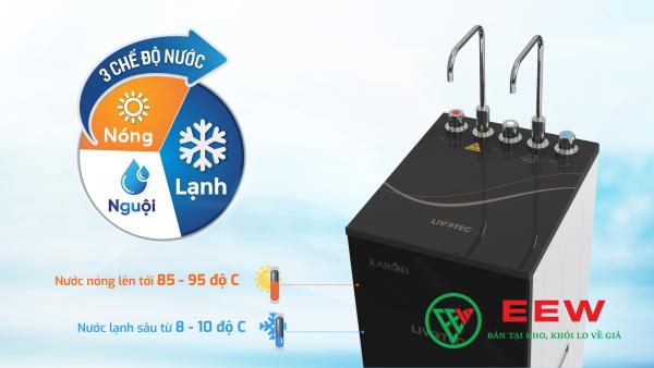 Máy lọc nước nóng lạnh Karofi Livotec 628S - Thiết kế hiện đại, sang trọng cho không gian bếp Máy lọc nước nóng lạnh Karofi Livotec 628S - Thiết kế hiện đại, sang trọng cho không gian bếp