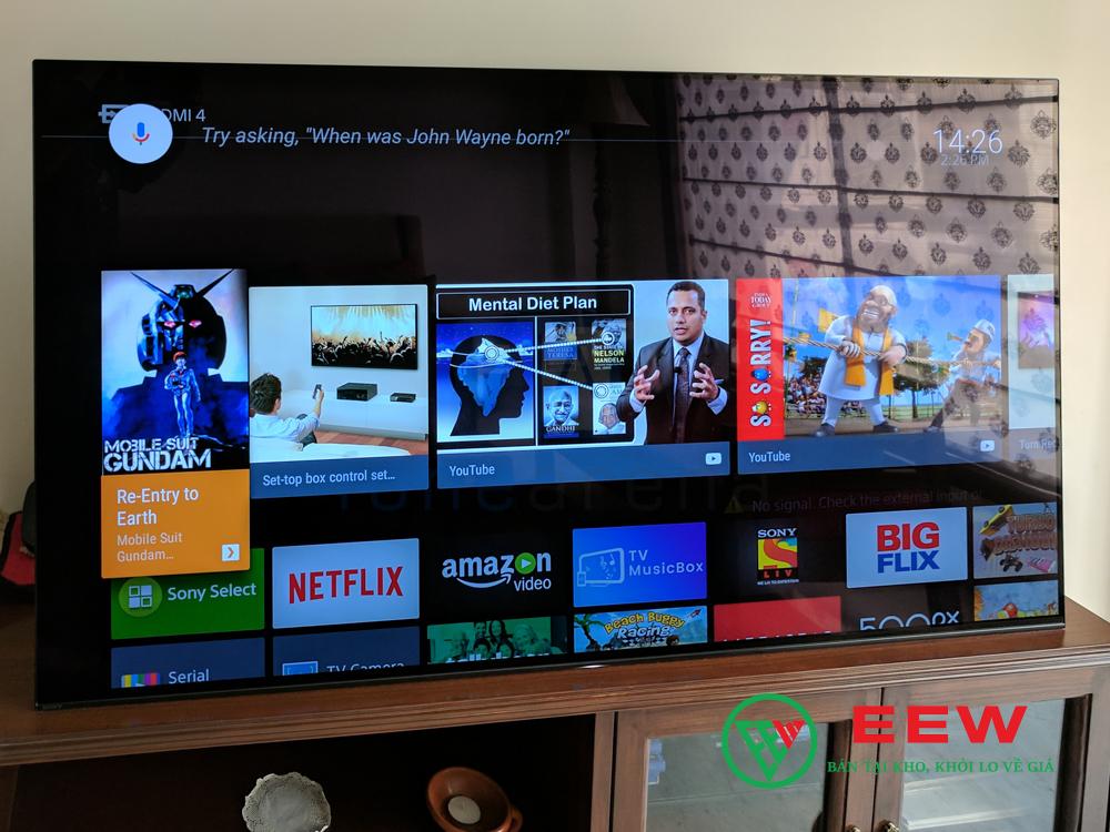 Tivi Sony OLED 55 inch 4K HDR KD-55A1 - Màn hình OLED sống động, màu đen sâu tuyệt đối Tivi Sony OLED 55 inch 4K HDR KD-55A1 - Màn hình OLED sống động, màu đen sâu tuyệt đối