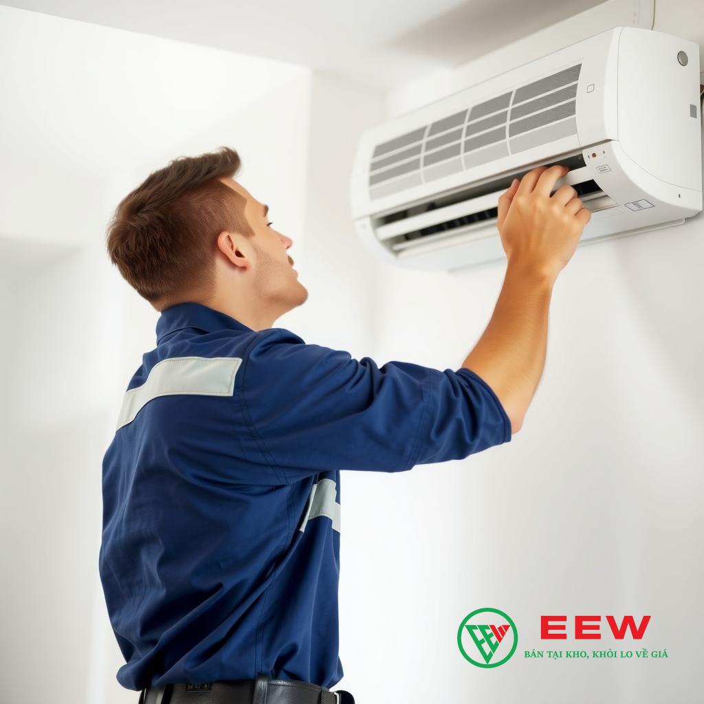 lắp máy lạnh âm trần đà nẵng thực tế