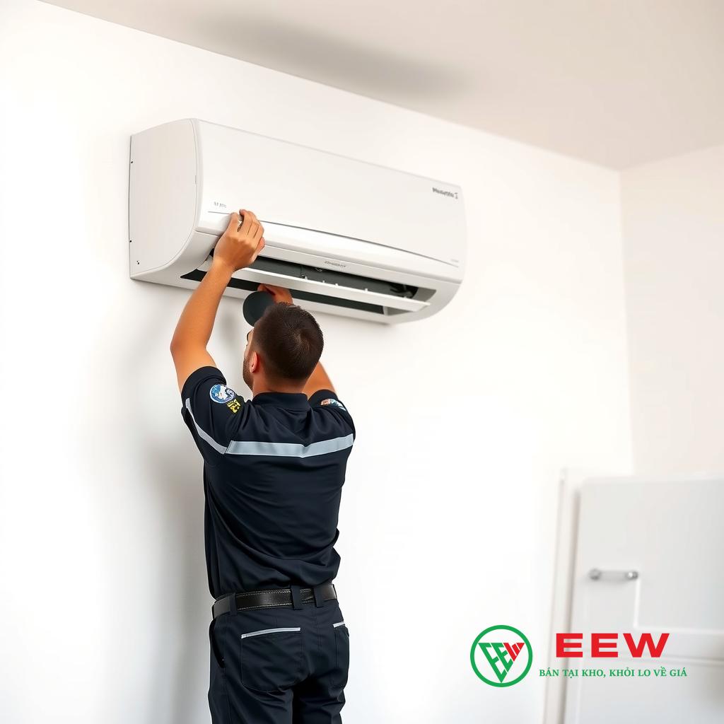 lắp máy lạnh tại nhà Đà Nẵng thợ chuyên nghiệp thi công