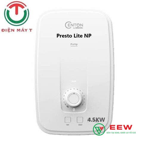 Máy nước nóng Centon by Atlantic Presto Lite EIWH NP M-N1 4.5kW - dễ lắp đặt, phù hợp mọi không gian nhà tắm