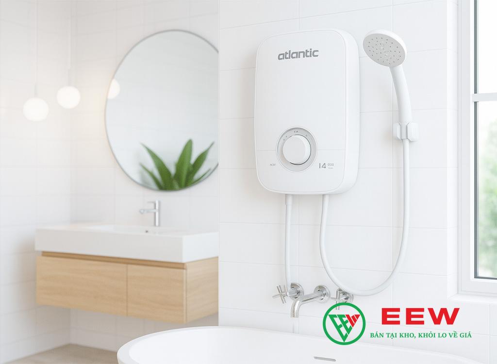 Máy nước nóng trực tiếp Atlantic 4000W Lona Lite 4000 PU - thiết kế tinh tế, tiết kiệm không gian tối ưu Máy nước nóng trực tiếp Atlantic 4000W Lona Lite 4000 PU - thiết kế tinh tế, tiết kiệm không gian tối ưu