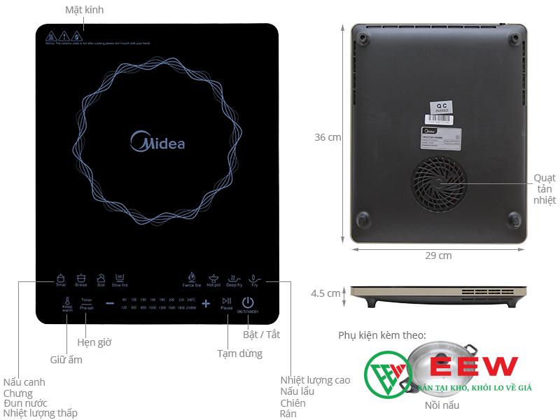 Bếp từ Midea MI-T2114DC