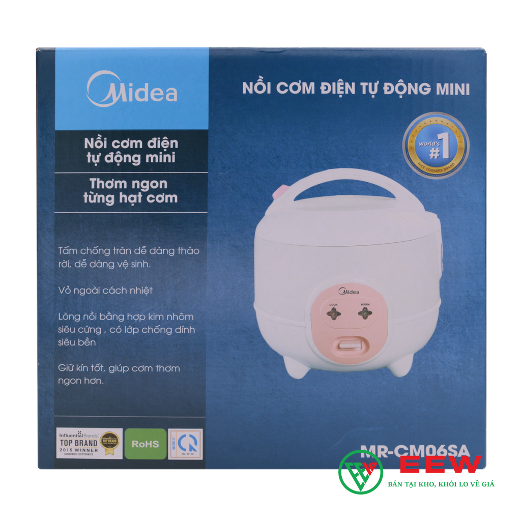 Nồi cơm điện Midea 0.6L MR-CM06SA Nồi cơm điện Midea 0.6L MR-CM06SA