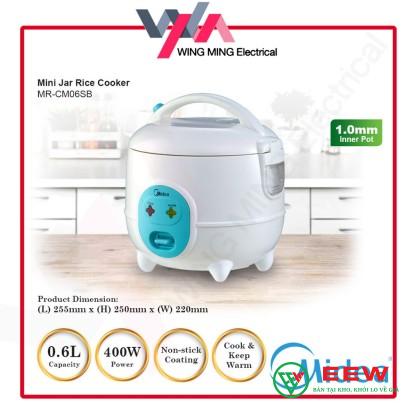 Nồi cơm điện Midea MR-CM06SB - công suất 200W, tiết kiệm điện hiệu quả cho gia đình Nồi cơm điện Midea MR-CM06SB - công suất 200W, tiết kiệm điện hiệu quả cho gia đình