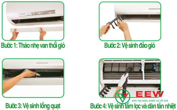 Điều hòa Mitsubishi Electric 12.000BTU 1 chiều MS-HP35VF