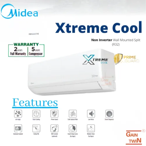 Điều hòa Midea 12000 BTU 1 chiều MSAG-13CRN8