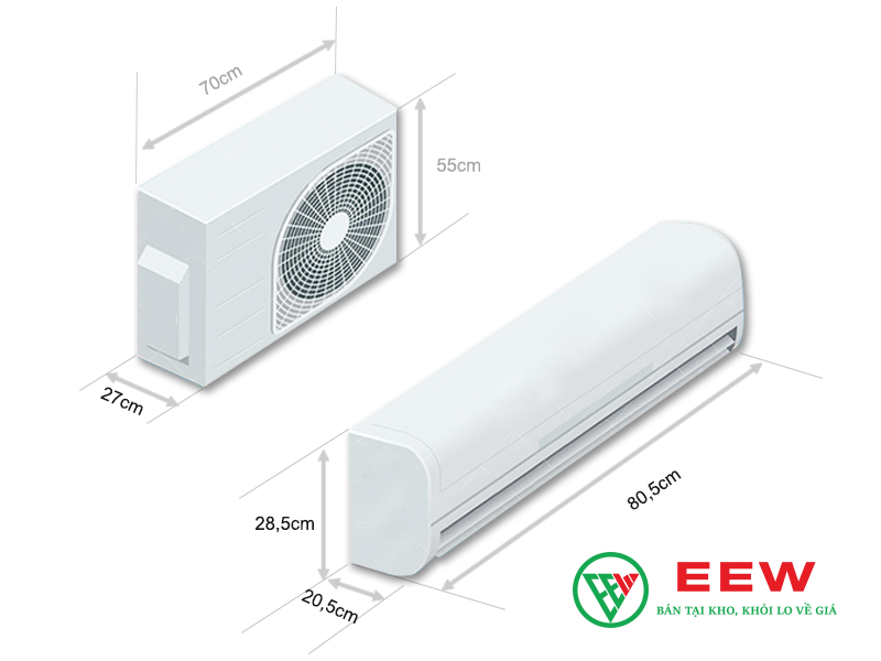 Điều hòa Midea 12.000BTU 2 chiều MSMA1-13HRN1 Điều hòa Midea 12.000BTU 2 chiều MSMA1-13HRN1