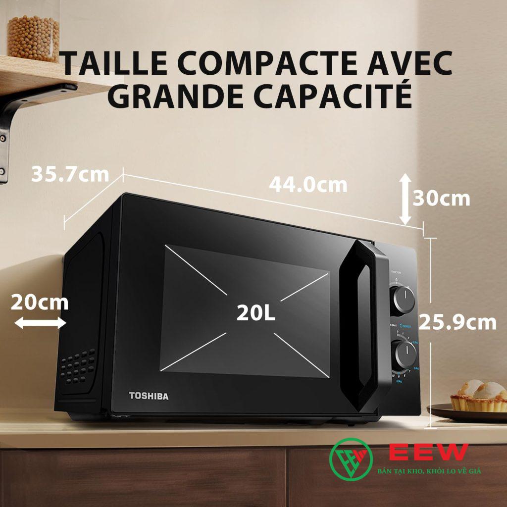 Lò vi sóng Toshiba 20 lít MW2-MM20P(BK) - Công suất mạnh mẽ, nấu ăn nhanh chóng Lò vi sóng Toshiba 20 lít MW2-MM20P(BK) - Công suất mạnh mẽ, nấu ăn nhanh chóng