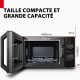 Lò vi sóng Toshiba 20 lít MW2-MM20P(BK) - ảnh 2