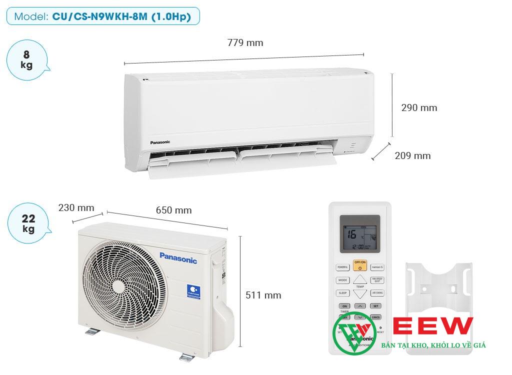 Điều hòa Panasonic 9000BTU N9WKH-8M