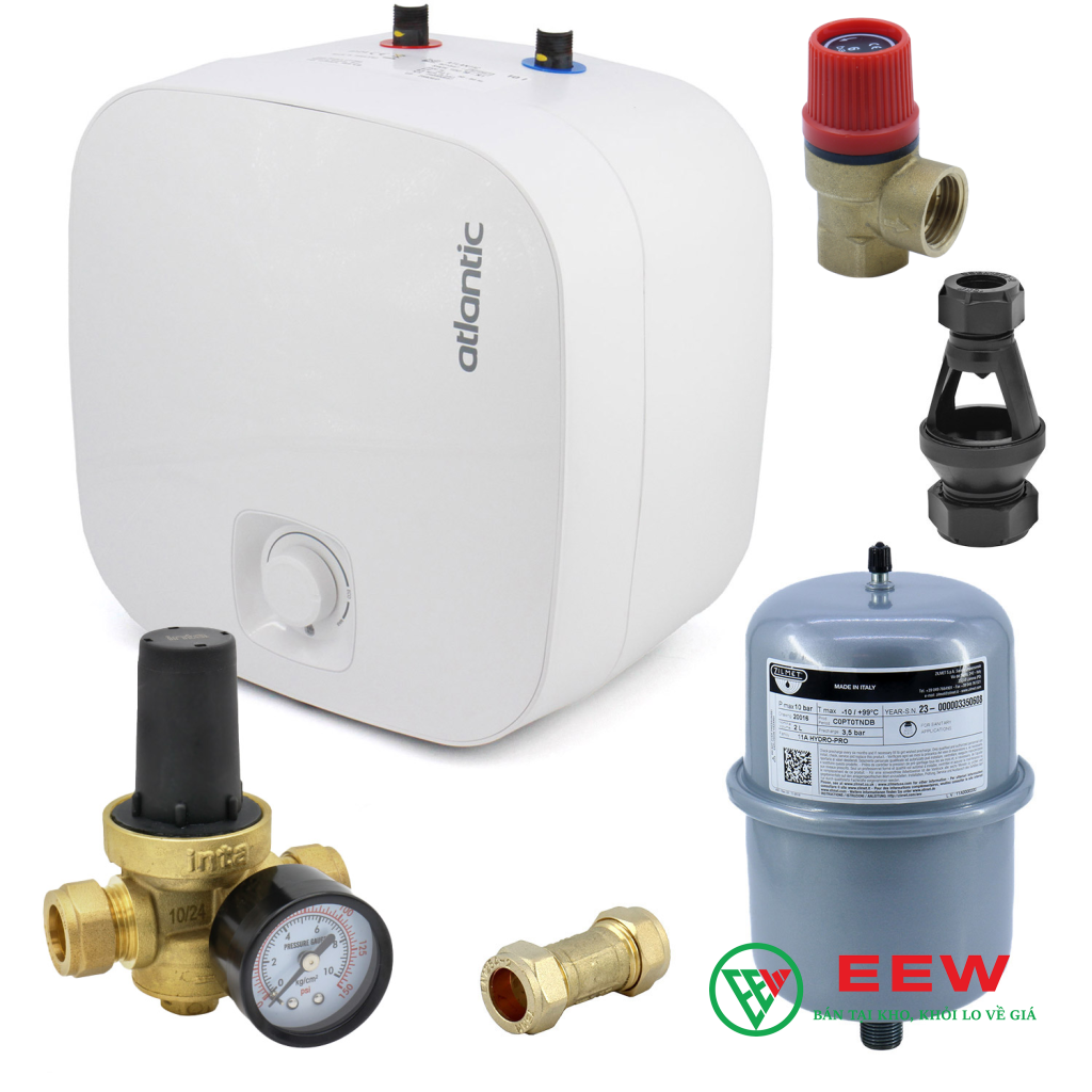 Máy nước nóng Atlantic Nanto Lite 15L vuông - dung tích 15L lý tưởng cho nhà tắm nhỏ Máy nước nóng Atlantic Nanto Lite 15L vuông - dung tích 15L lý tưởng cho nhà tắm nhỏ