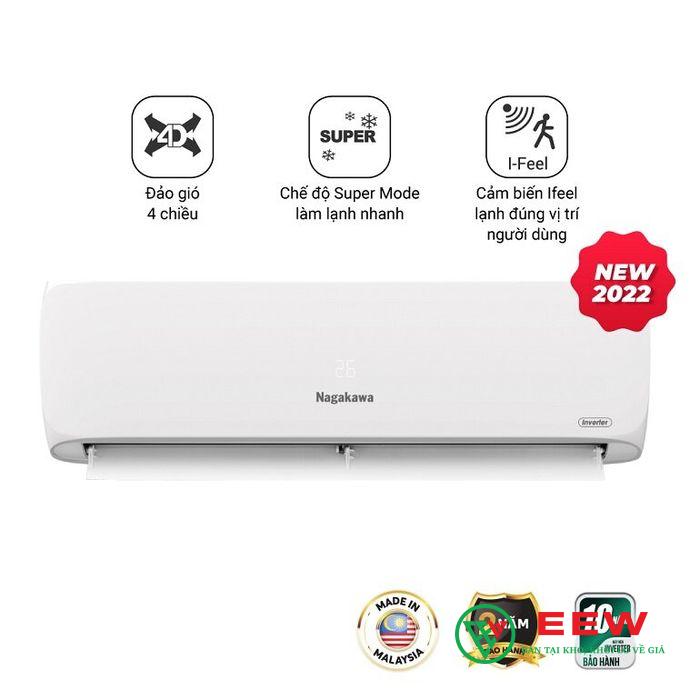 Điều hòa Nagakawa inverter 2 chiều 9000BTU NIS-A09R2H11 Điều hòa Nagakawa inverter 2 chiều 9000BTU NIS-A09R2H11
