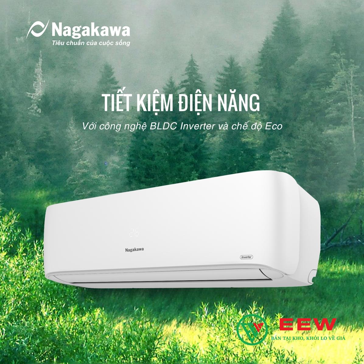 Điều hòa Nagakawa inverter 2 chiều 9000BTU NIS-A09R2H11 - ảnh 2
