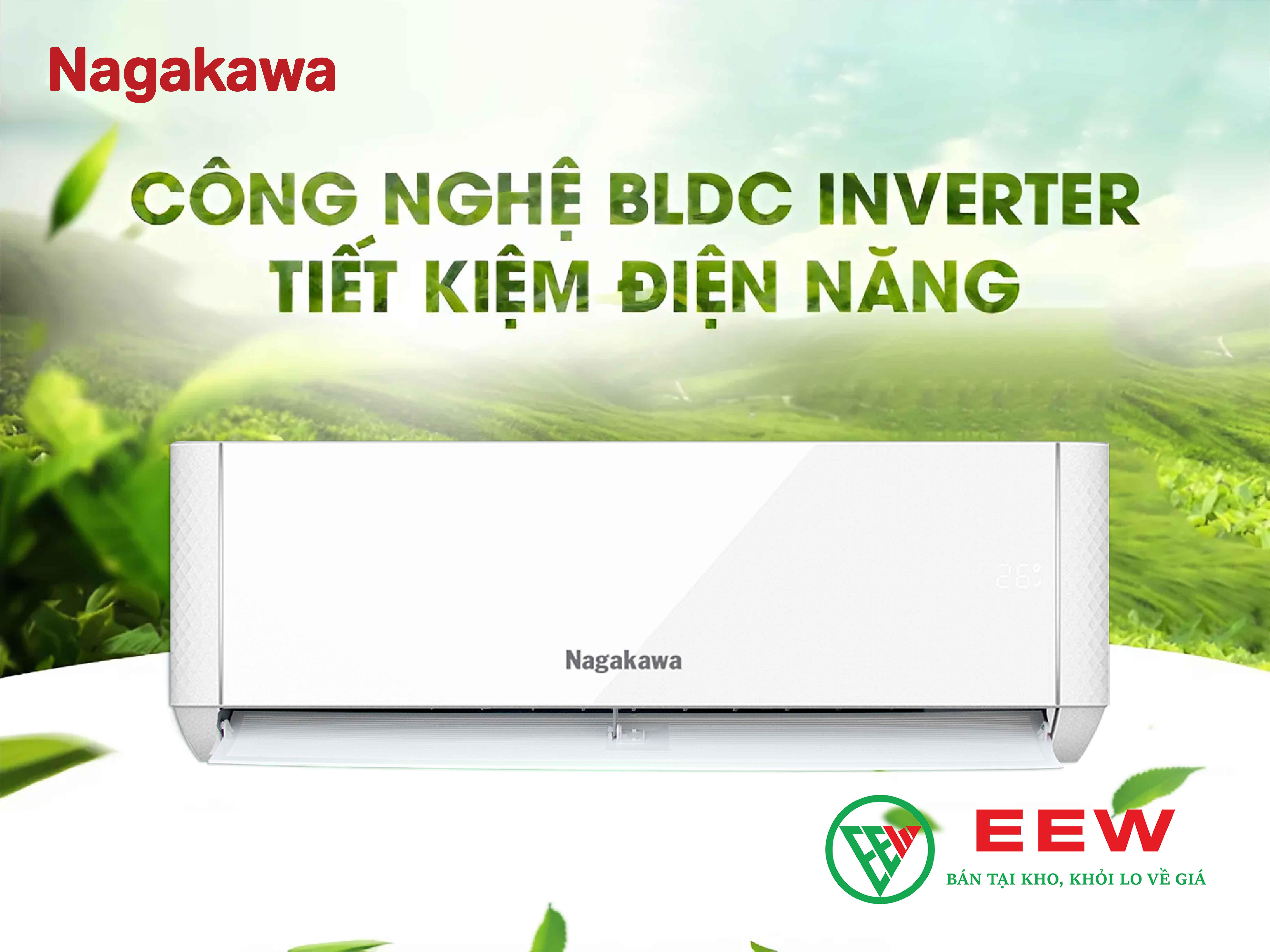 Điều hòa Nagakawa 12000BTU 2 chiều inverter NIS-A12R2T29