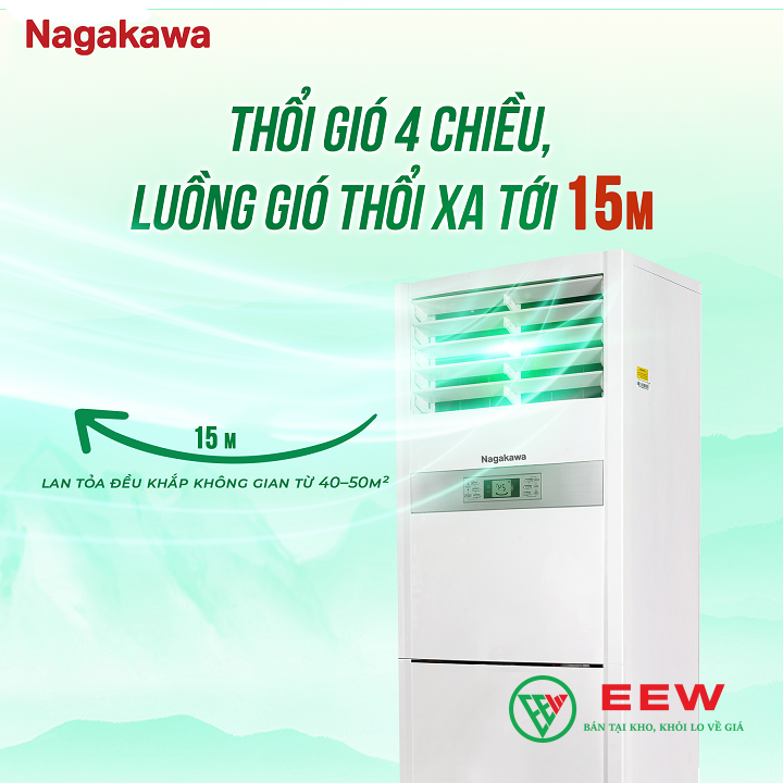 Điều hòa tủ đứng Nagakawa 28.000BTU: làm mát và sưởi ấm, giải pháp 4 mùa hoàn hảo Điều hòa tủ đứng Nagakawa 28.000BTU: làm mát và sưởi ấm, giải pháp 4 mùa hoàn hảo