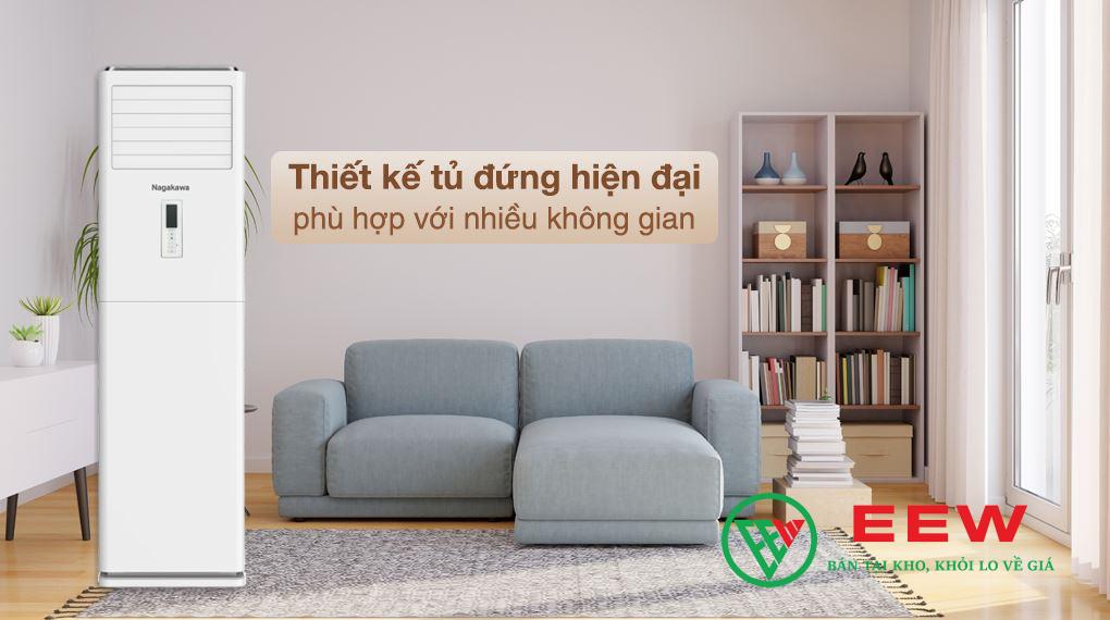 Điều hòa Nagakawa tủ đứng 50.000BTU - lọc không khí thông minh, chống bụi mịn hiệu quả Điều hòa Nagakawa tủ đứng 50.000BTU - lọc không khí thông minh, chống bụi mịn hiệu quả