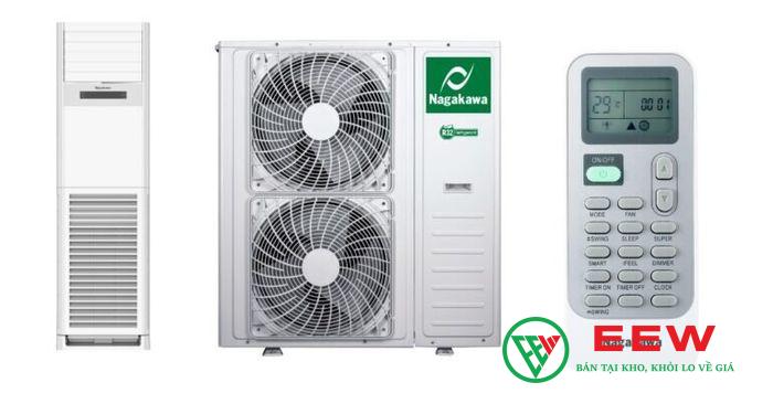 Điều hòa tủ đứng Nagakawa 50000BTU - vận hành êm ái, mang đến giấc ngủ ngon mỗi đêm