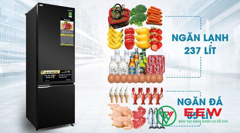 Tủ lạnh Panasonic Inverter 322 lít NR-BC360QKVN - tiết kiệm điện tối ưu cho gia đình bạn