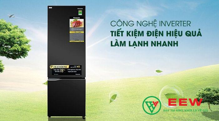 Tủ lạnh Panasonic NR-BC360QKVN - công nghệ Inverter bền bỉ, làm lạnh sâu siêu nhanh Tủ lạnh Panasonic NR-BC360QKVN - công nghệ Inverter bền bỉ, làm lạnh sâu siêu nhanh