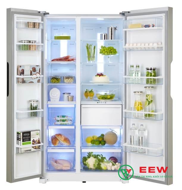 Tủ lạnh Panasonic Side by Side 532L NR-BS62GWVN - thiết kế sang trọng, không gian rộng rãi cho cả gia đình Tủ lạnh Panasonic Side by Side 532L NR-BS62GWVN - thiết kế sang trọng, không gian rộng rãi cho cả gia đình