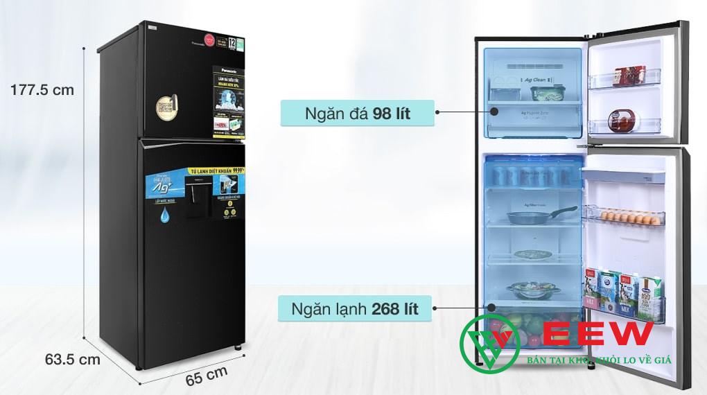 Tủ lạnh Panasonic NR-TL381GPKV dung tích 366 lít - không gian rộng rãi, lưu trữ thông minh Tủ lạnh Panasonic NR-TL381GPKV dung tích 366 lít - không gian rộng rãi, lưu trữ thông minh