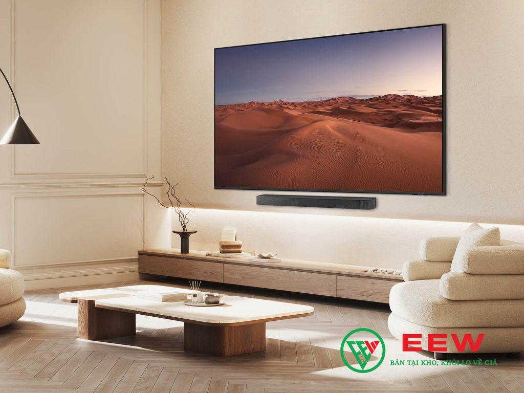Smart Tivi QLED Samsung 4K 55 inch: Kết nối thông minh, dễ dàng truy cập ứng dụng yêu thích