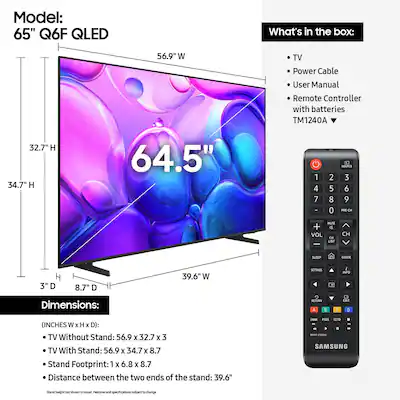Smart Tivi QLED Samsung 4K 65 inch QA65Q6FAAKXXV Smart Tivi QLED Samsung 4K 65 inch QA65Q6FAAKXXV