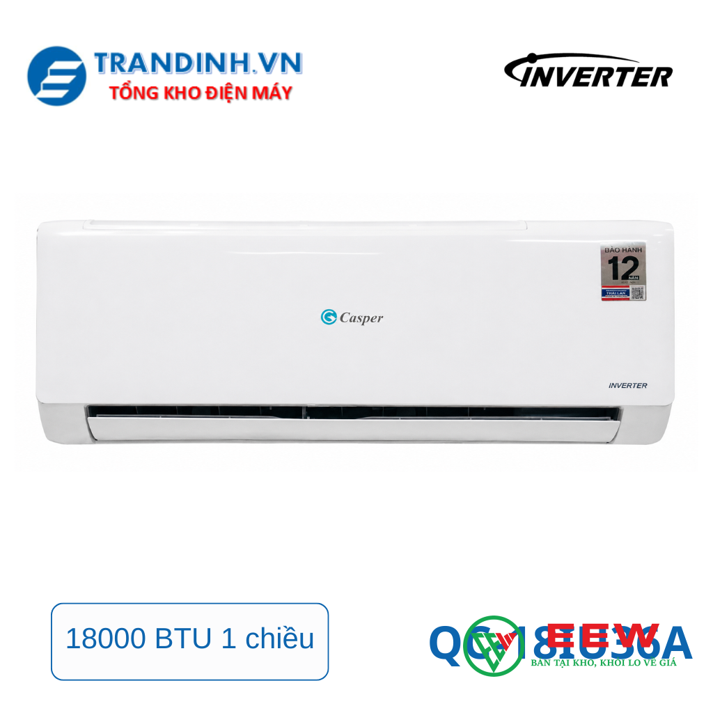 Điều hòa Casper inverter 18000 BTU 1 chiều QC-18IU36A - ảnh 2