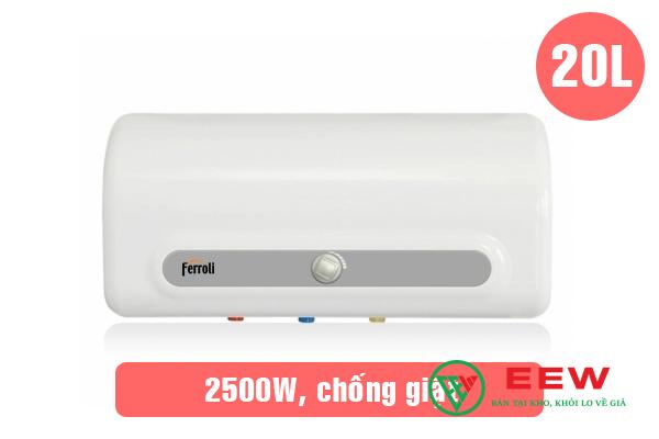 Máy nước nóng Ferroli 20L QQ Evo 20 ME - thiết kế sang trọng, dung tích 20L đáp ứng mọi nhu cầu Máy nước nóng Ferroli 20L QQ Evo 20 ME - thiết kế sang trọng, dung tích 20L đáp ứng mọi nhu cầu