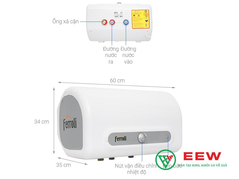 Máy nước nóng Ferroli 30L QQ Evo 30 ME - dung tích 30L lý tưởng cho nhà tắm nhỏ, hiệu quả cao Máy nước nóng Ferroli 30L QQ Evo 30 ME - dung tích 30L lý tưởng cho nhà tắm nhỏ, hiệu quả cao