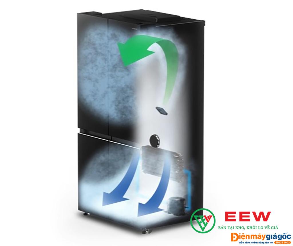 Tủ lạnh Hitachi Inverter 569 lít R-WB640PGV1 GCK - Thiết kế sang trọng, không gian lưu trữ rộng rãi cho cả gia đình