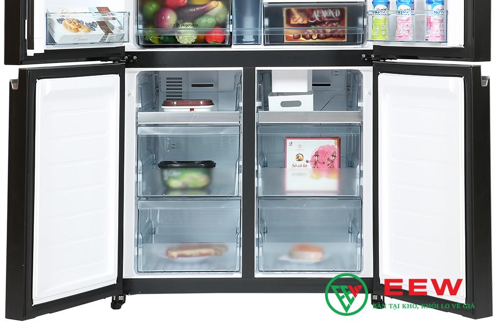 Tủ lạnh Hitachi R-WB640PGV1: màn hình điều khiển hiện đại, dễ dàng sử dụng