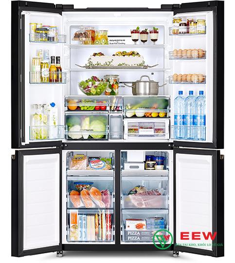 Tủ lạnh Hitachi R-WB640VGV0 (GBK) - công nghệ Inverter tiết kiệm điện, bảo quản thực phẩm tươi lâu