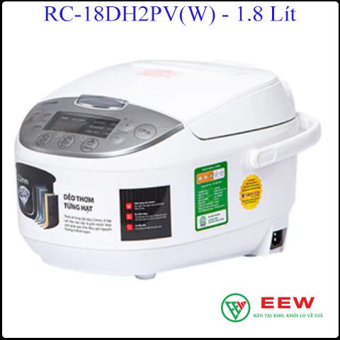 Nồi cơm điện Toshiba 1.8 lít RC-18DH2PV(W)