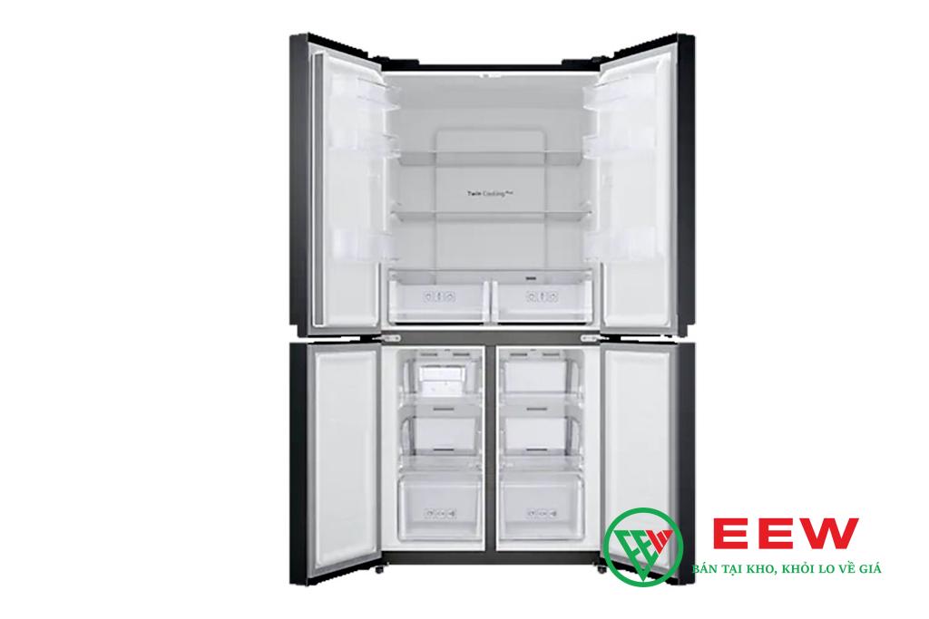 Tủ lạnh Samsung Inverter 488 lít RF48A4000B4/SV - làm lạnh nhanh, giữ thực phẩm tươi ngon lâu dài Tủ lạnh Samsung Inverter 488 lít RF48A4000B4/SV - làm lạnh nhanh, giữ thực phẩm tươi ngon lâu dài