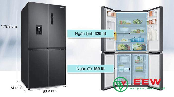 Tủ lạnh Samsung Inverter 488 lít - thiết kế sang trọng, dung tích rộng cho gia đình đông người
