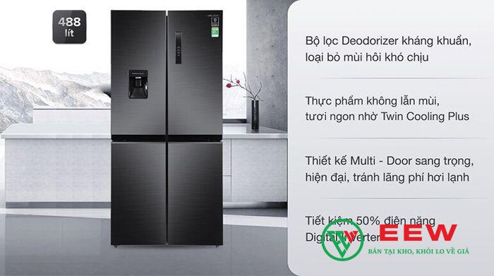 Tủ lạnh Samsung RF48A4010B4/SV - công nghệ Inverter êm ái, bảo quản thực phẩm tươi ngon Tủ lạnh Samsung RF48A4010B4/SV - công nghệ Inverter êm ái, bảo quản thực phẩm tươi ngon