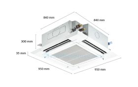 Điều hòa âm trần Reetech 60000BTU 1 chiều RGT60-CD-A/RC60-CDG-A 3 pha