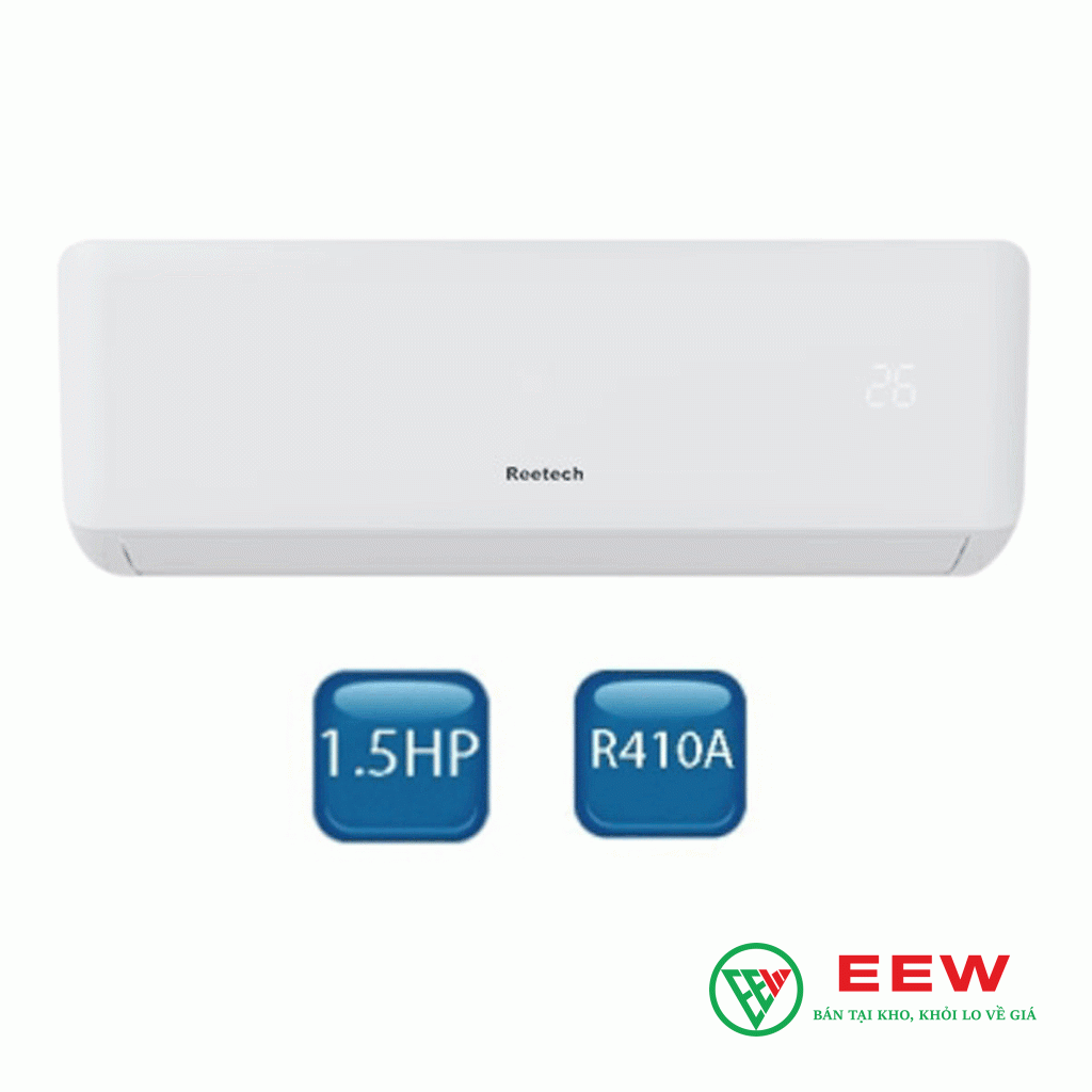 Máy lạnh Reetech 1.5 HP RT12-TB-BT/RC12-TB-BT - tiết kiệm điện, công nghệ inverter hiện đại, bền bỉ theo thời gian