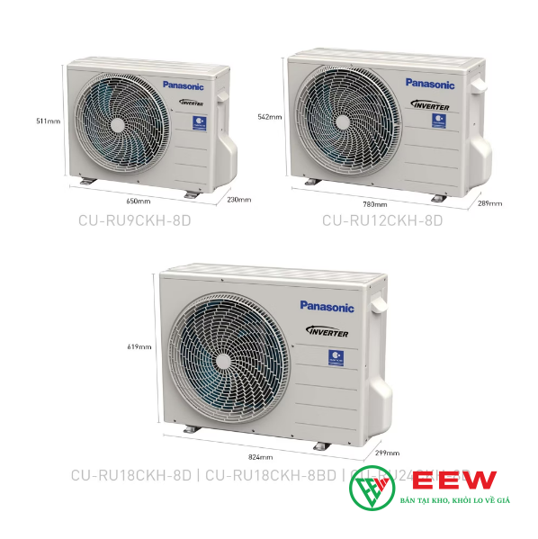 Điều hòa Panasonic inverter 18000 BTU - giải nhiệt hiệu quả, mùa hè không lo nóng