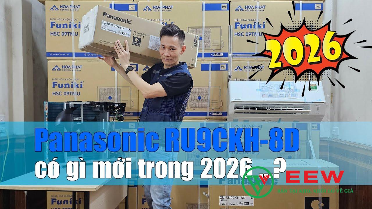 Điều hòa Panasonic 9000 BTU 1 chiều inverter RU9CKH-8D