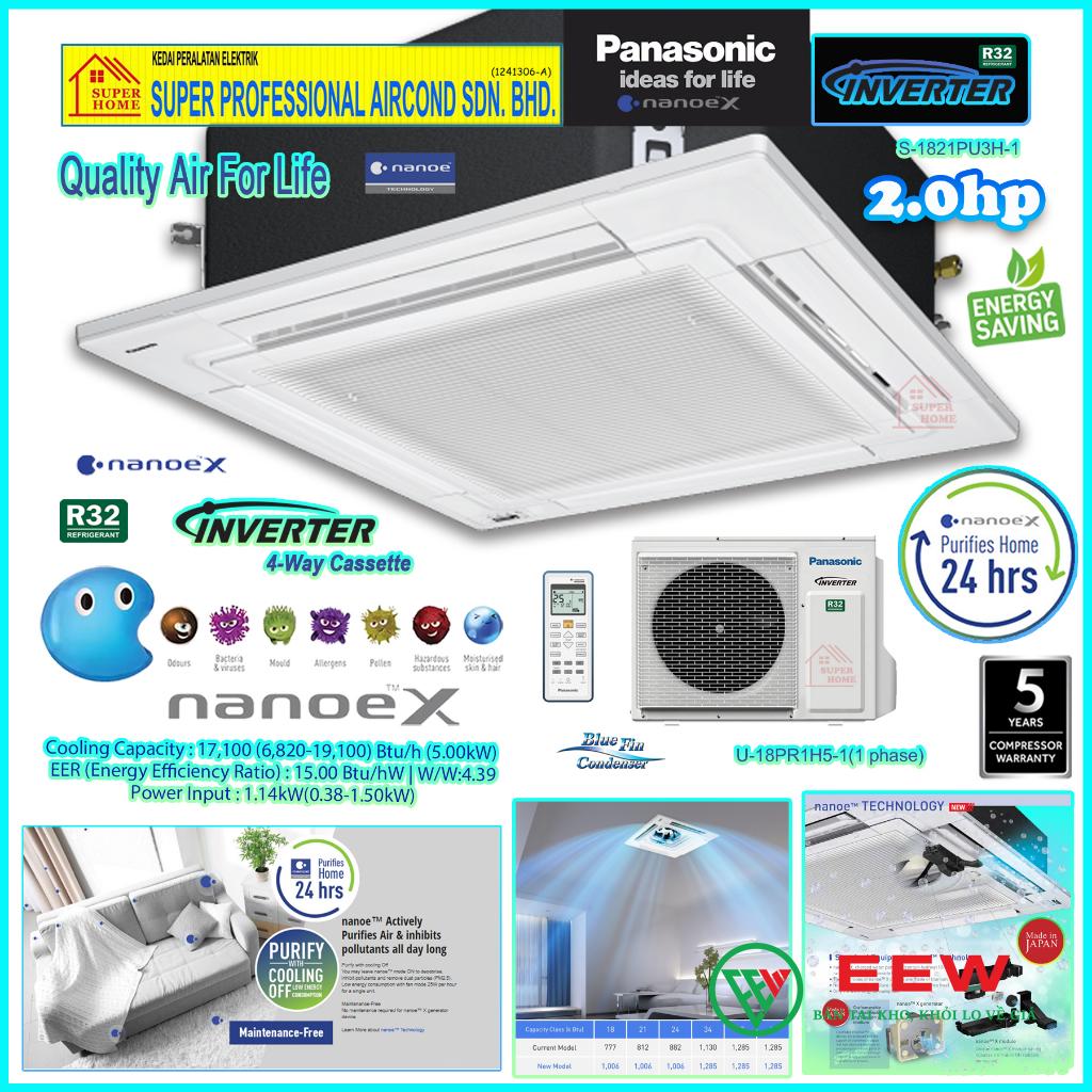 Điều hòa âm trần Panasonic 18000BTU S-1821PU3H/U-18PR1H5 Điều hòa âm trần Panasonic 18000BTU S-1821PU3H/U-18PR1H5