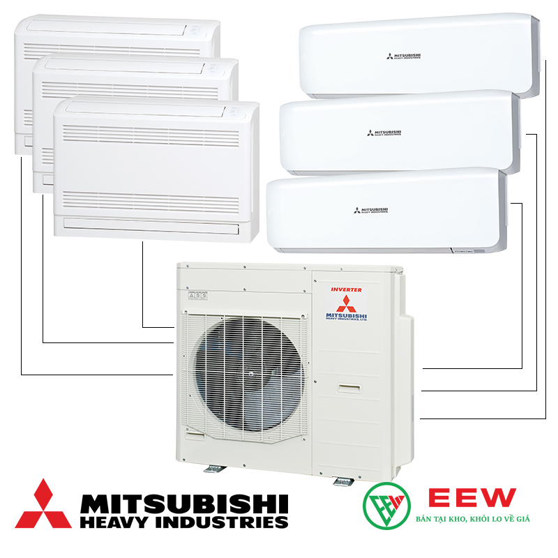 Điều hòa Multi Mitsubishi Heavy 2 chiều 42.000BTU SCM125ZM-S