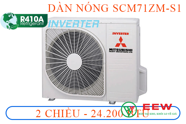 Điều hòa Multi Mitsubishi Heavy 2 chiều 24.000BTU SCM71ZM-S1