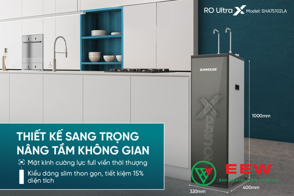 Sunhouse SHA75102LA - Lọc sạch, bổ sung khoáng, nước uống lý tưởng cho cả nhà