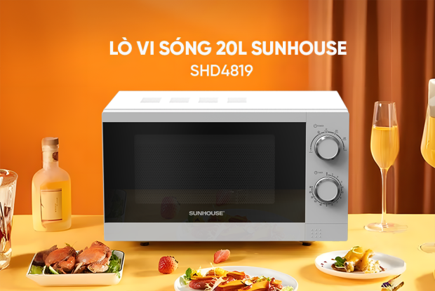 Lò vi sóng sunhouse 20 lít Shd4819